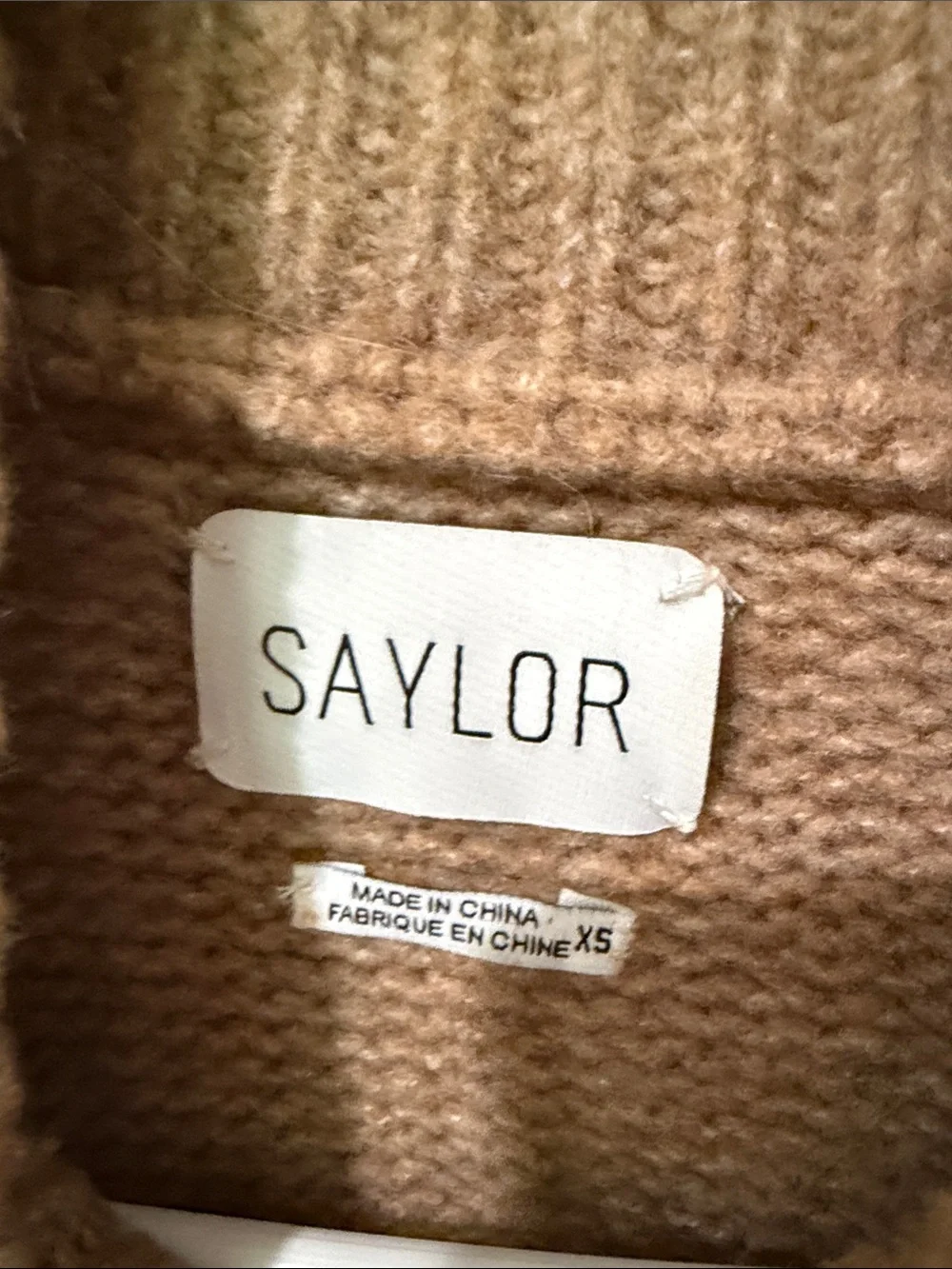 SAYLOR elegant camel